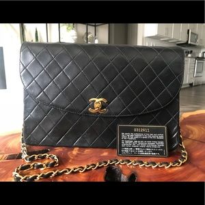 Vintage CHANEL Flap bag for sale!